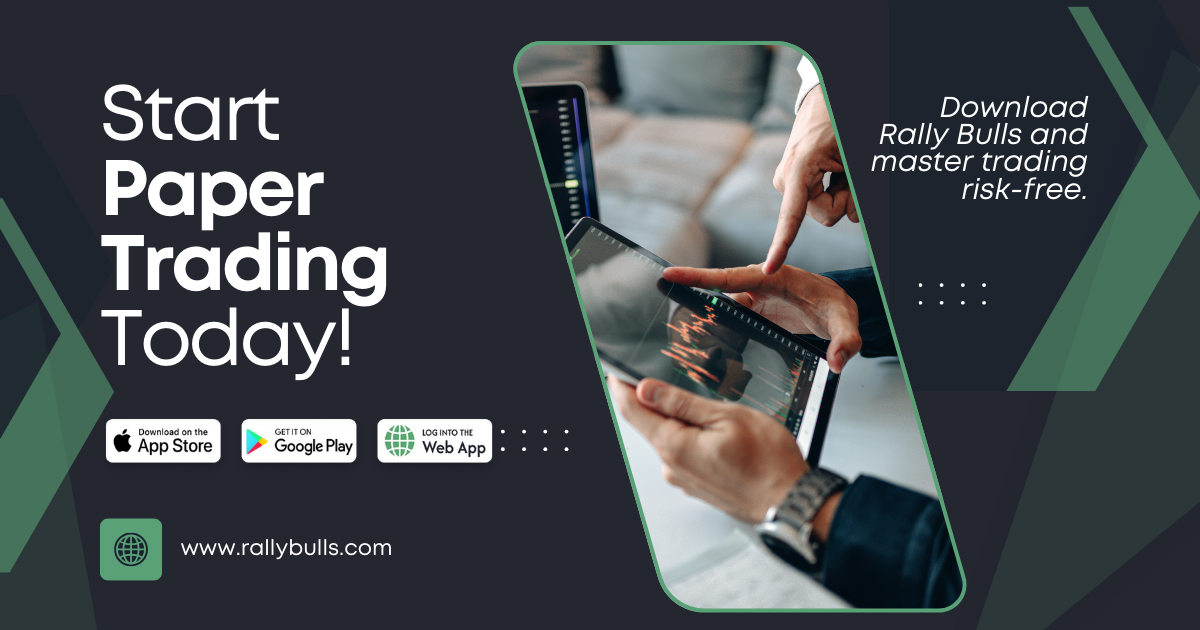 Start Paper Trading Today. Download Rally Bulls and master trading risk-free. With app download buttons.