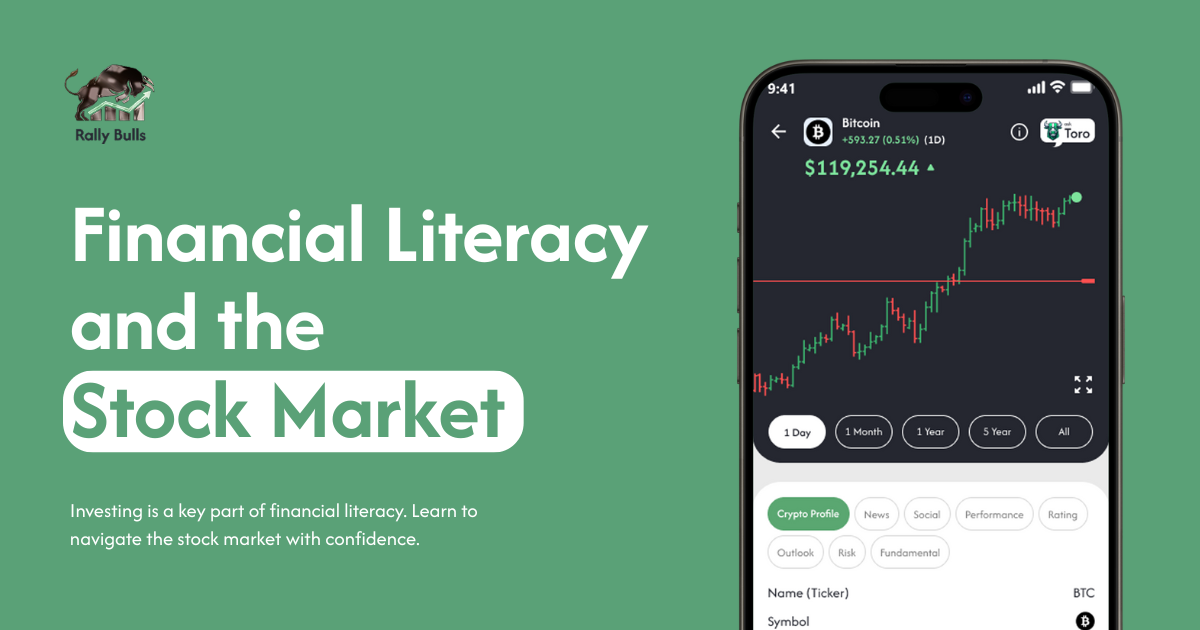 Explaining the role of financial literacy in understanding the stock market, investing, and building long-term wealth.